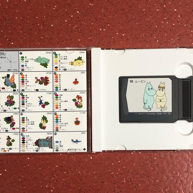 ジャノメ 刺繍カードセシオメモリーカード ムーミン スマホ/家電/カメラの生活家電(その他)の商品写真