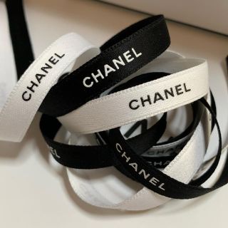 シャネル(CHANEL)の希少！1cm幅 CHANEL ラッピング リボン 2m(ラッピング/包装)