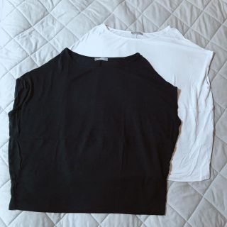 ザラ(ZARA)のドルマンTシャツ 白黒セット(Tシャツ(半袖/袖なし))