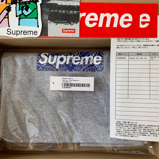 Supreme(シュプリーム)の【M】シュプリーム バンダナ ボックスロゴ T Supreme Bandana メンズのトップス(Tシャツ/カットソー(半袖/袖なし))の商品写真