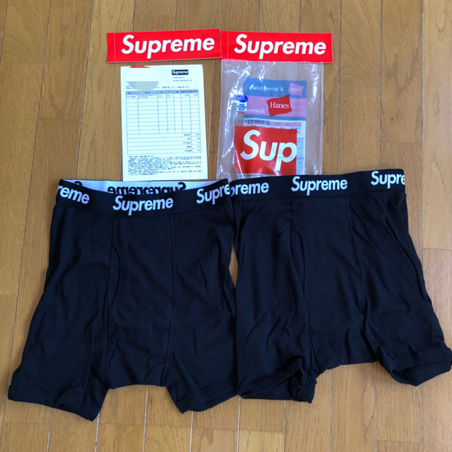 Supreme(シュプリーム)のsupreme Hanes boxer briefs pants ２枚 メンズのアンダーウェア(ボクサーパンツ)の商品写真