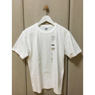 ユニクロ(UNIQLO)のユニクロ　クルーネックT ホワイト　MENS(Tシャツ/カットソー(半袖/袖なし))