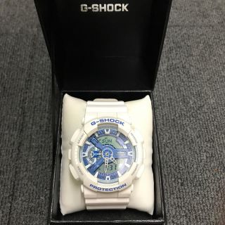 ジーショック(G-SHOCK)のG-SHOCK  腕時計　メンズ　ホワイト(腕時計(デジタル))