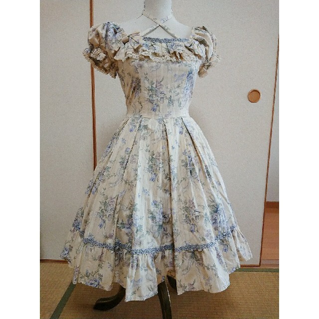 victorian maiden ローズグリーティングポーレットドレス
