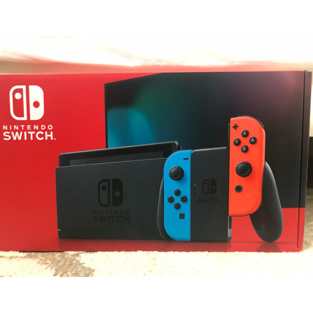 Nintendo Switch(ニンテンドースイッチ)の【新品未開封 】任天堂スイッチ  本体  ネオン・リングフィットアドベンチャー エンタメ/ホビーのゲームソフト/ゲーム機本体(家庭用ゲーム機本体)の商品写真