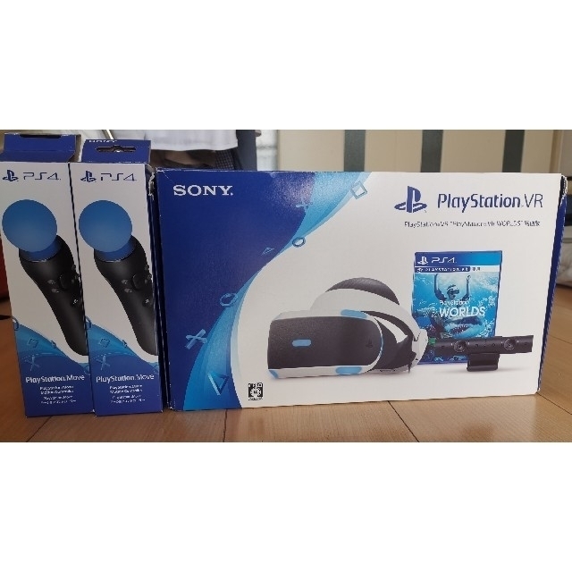 PlayStation VR WORLDS 同梱版+PS Move 2個付き