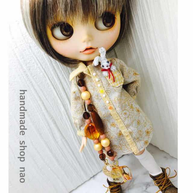 ブライス ハンドメイド プルリング 眠り目紐 Blythe