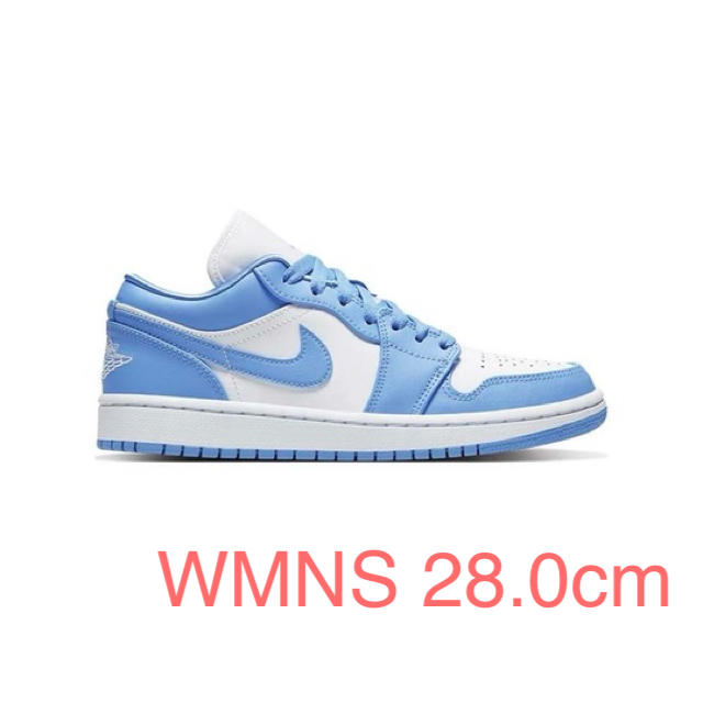 NIKE(ナイキ)の【希少サイズ】NIKE WMNS AIR JORDAN 1 LOW  UNC メンズの靴/シューズ(スニーカー)の商品写真