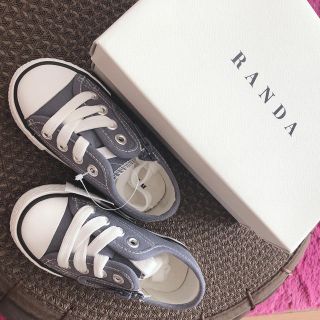 RANDA - RANDA 新品未使用 キッズ スニーカー グレー ランダの通販 by