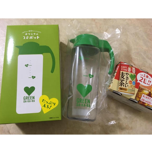 サントリー(サントリー)のサントリー GREEN DA・KA・RA やさしい麦茶 濃縮タイプ&ポット 食品/飲料/酒の飲料(茶)の商品写真