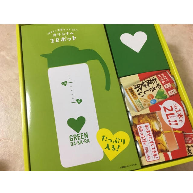 サントリー(サントリー)のサントリー GREEN DA・KA・RA やさしい麦茶 濃縮タイプ&ポット 食品/飲料/酒の飲料(茶)の商品写真