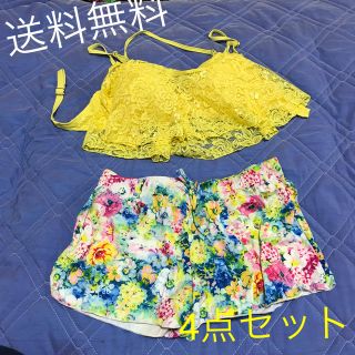 新品未使用☆夏色ビキニ4点セットXL☆ハワイ沖縄プール海(水着)