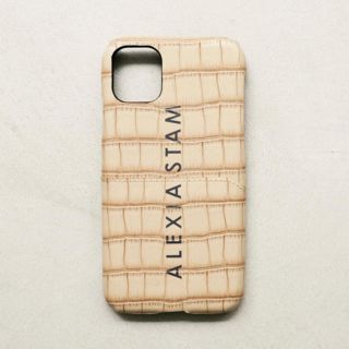 アリシアスタン(ALEXIA STAM)のLogo iPhone Case Beige(iPhoneケース)