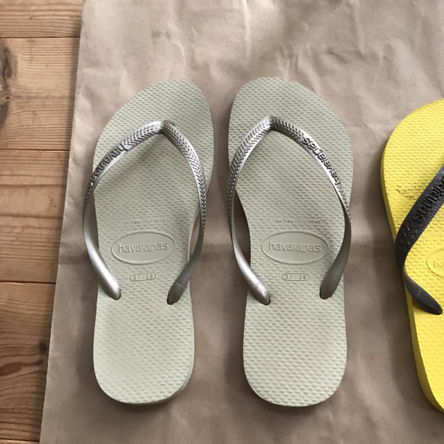 havaianas(ハワイアナス)のハワイアナスビーチサンダル37-38 レディースの靴/シューズ(ビーチサンダル)の商品写真