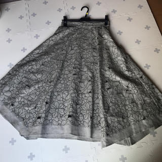 値下げ‼︎JUSGLITTY カットワーク刺繍リネンスカート
