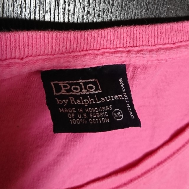 POLO RALPH LAUREN(ポロラルフローレン)のRALPH LAUREN Tシャツ ピンク メンズのトップス(Tシャツ/カットソー(半袖/袖なし))の商品写真