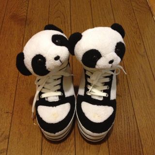 スピンズ(SPINNS)の新品 ぱんだスニーカー🐼 厚底(スニーカー)