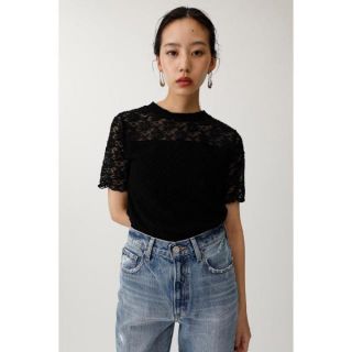 マウジー(moussy)の STRETCH LACE H／N Tシャツ (Tシャツ(半袖/袖なし))