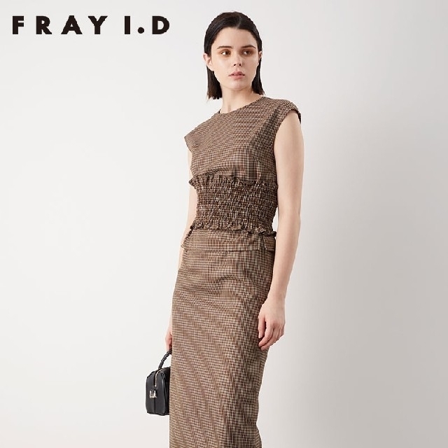 FRAY I.D - FRAY I.D💖ベルト付きセットアップワンピース【3点SET】の