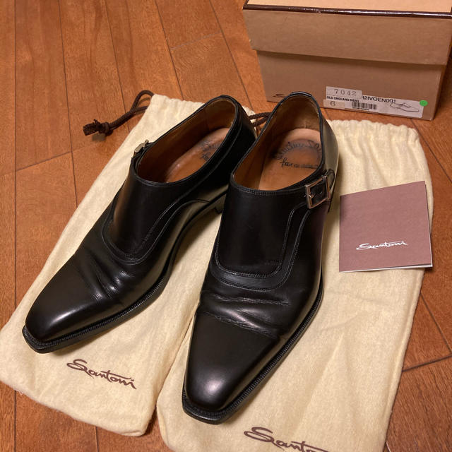 Santoni シングルモンクストラップ　シューズ