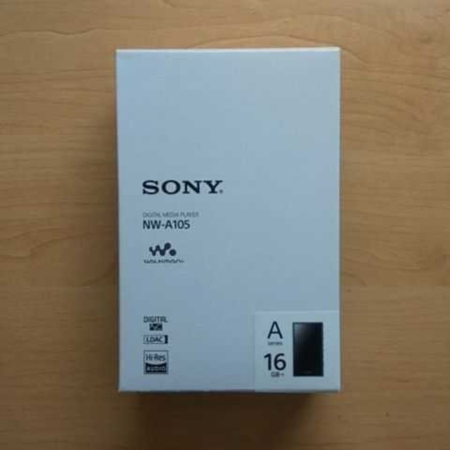 WALKMAN(ウォークマン)のSONY ウォークマン NW-A105(L) ブルー  BLUE Aシリーズ スマホ/家電/カメラのオーディオ機器(ポータブルプレーヤー)の商品写真