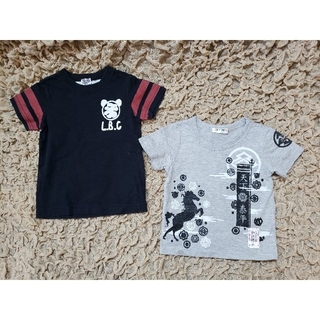リトルベアークラブ(LITTLE BEAR CLUB)の【ゆあ様専用】和柄 Tシャツ(サイズ100) 2枚セット(Tシャツ/カットソー)