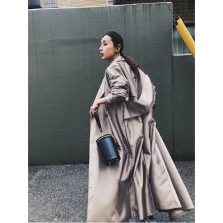 アメリヴィンテージ(Ameri VINTAGE)のIRIDESCENT DRAPE COAT※引越しのため最終値下げ(ロングコート)