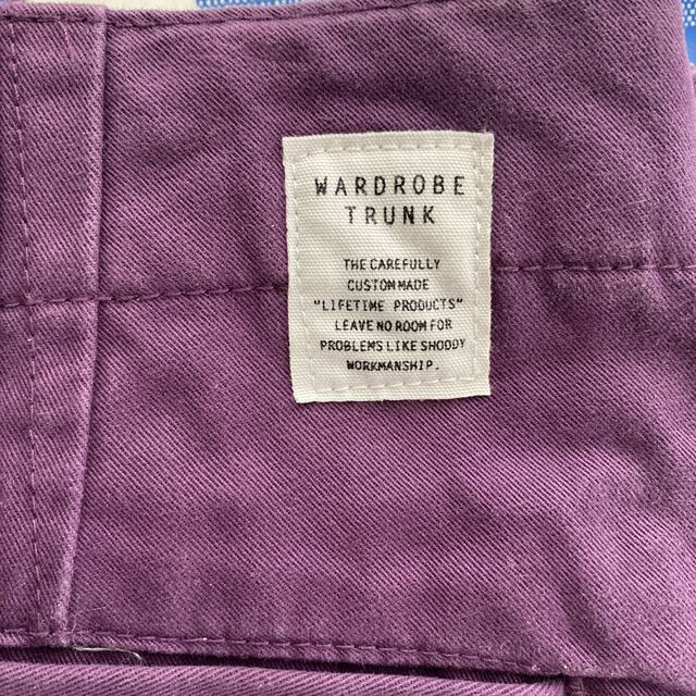 WARD ROBE TRUNK ハーフパンツ　　パープル メンズのパンツ(ショートパンツ)の商品写真