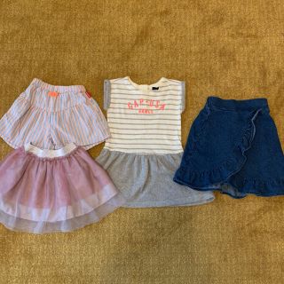 ベビーギャップ(babyGAP)の女の子ボトムス＆ワンピースセット　100(スカート)