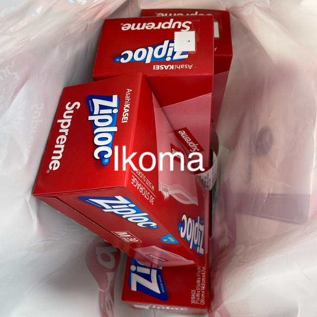 4個セット　Supreme Ziploc