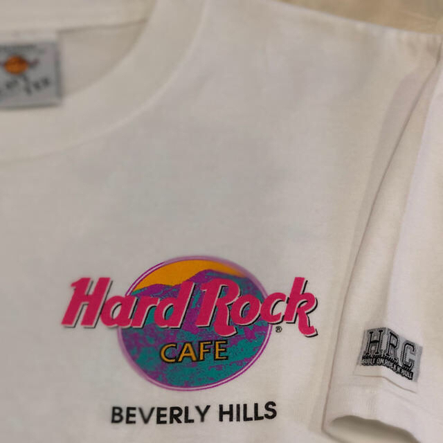 ROCK HARD(ロックハード)の【美品90s】ハードロックカフェ　ビバリーヒルズ　UsedTシャツ　Mサイズ メンズのトップス(Tシャツ/カットソー(半袖/袖なし))の商品写真