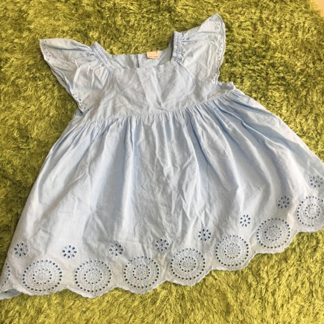 petit main(プティマイン)のpetit main♡フリルトップス キッズ/ベビー/マタニティのキッズ服女の子用(90cm~)(Tシャツ/カットソー)の商品写真