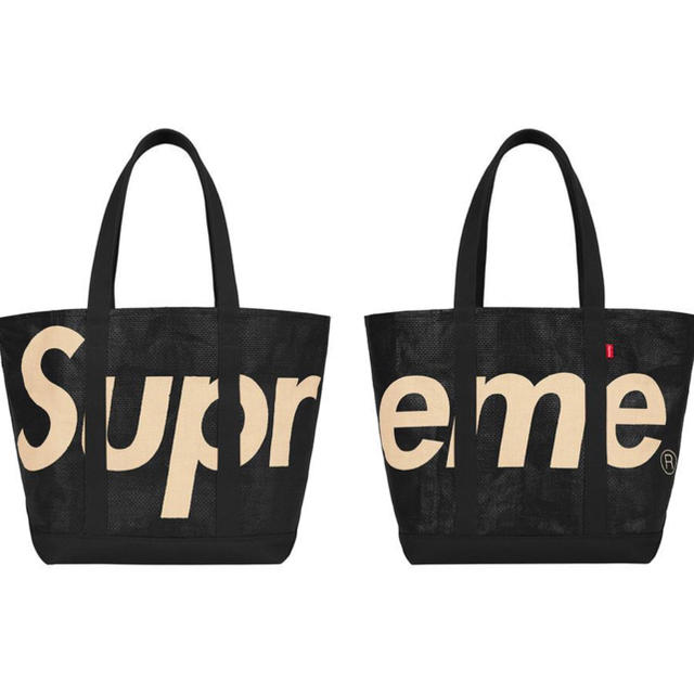 Supreme Raffia Tote Black シュプリーム  トートバッグ配送方法ヤマト着払い発送元