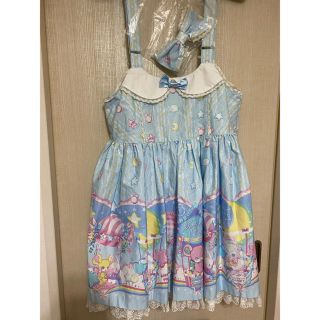 アンジェリックプリティー(Angelic Pretty)のサロペット　バレッタセット(サロペット/オーバーオール)