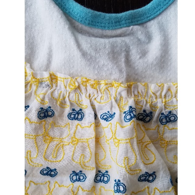 Petit jam(プチジャム)のキッズ　女の子　猫　半袖Tシャツ　90　プチジャム キッズ/ベビー/マタニティのキッズ服女の子用(90cm~)(Tシャツ/カットソー)の商品写真