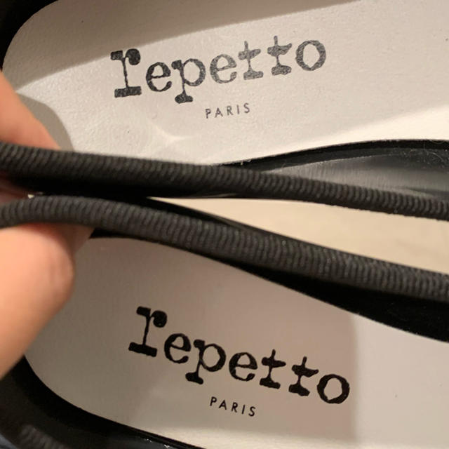 repetto(レペット)のレペット　Cendrillon Baby Rubber Black レディースの靴/シューズ(バレエシューズ)の商品写真