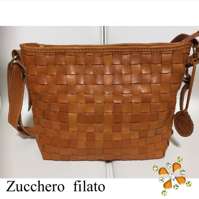 ☆ Zucchero  filato  ショルダーバック ☆ 牛本革バッグ