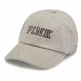 ヴィクシー　PINK ウール　ベースボールハット　グレイ(キャップ)