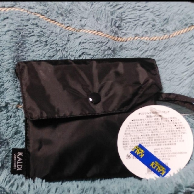 KALDI(カルディ)のKALDI カルディ エコバッグ ブラック 黒 レディースのバッグ(エコバッグ)の商品写真