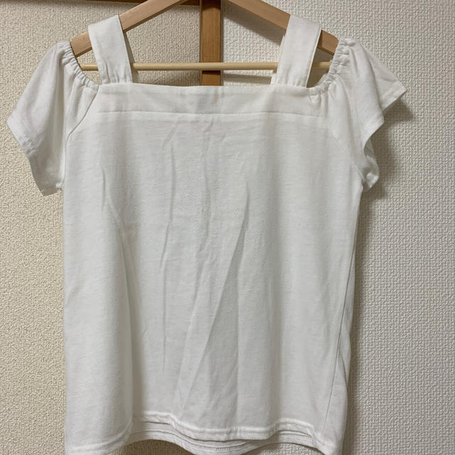 PINK-latte(ピンクラテ)のPinklatte オフショルダー キッズ/ベビー/マタニティのキッズ服女の子用(90cm~)(Tシャツ/カットソー)の商品写真