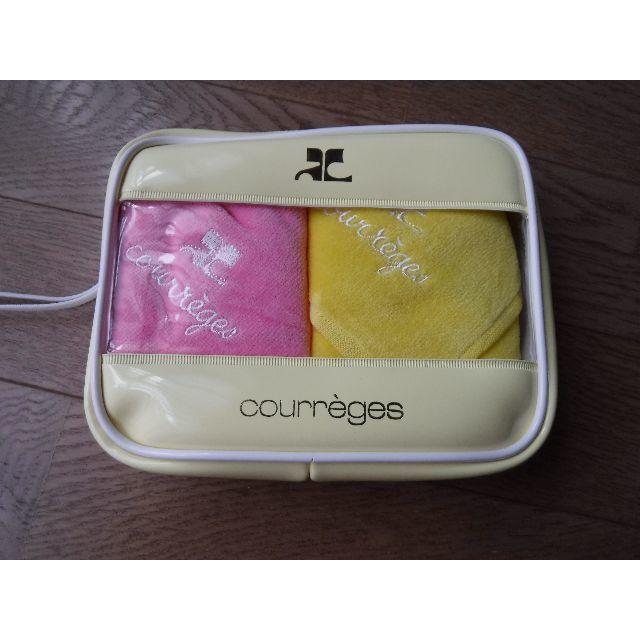 Courreges(クレージュ)の35ｃｍ角　　ゲストタオル インテリア/住まい/日用品の日用品/生活雑貨/旅行(タオル/バス用品)の商品写真