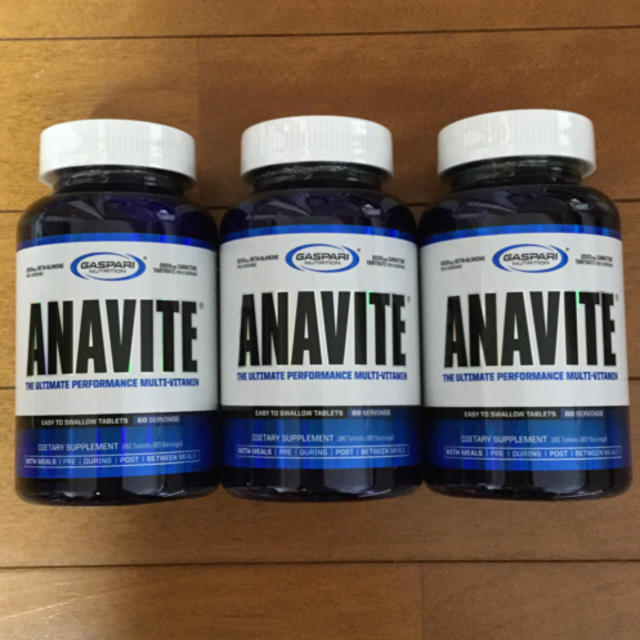 Gaspari ANAVITE 180tablets×3個　☆新品未開封☆