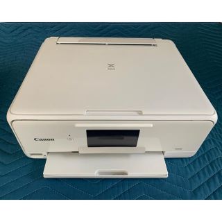 キヤノン(Canon)のCanon キャノンインクジェットプリンター TS8130 白　(ジャンク品)(OA機器)