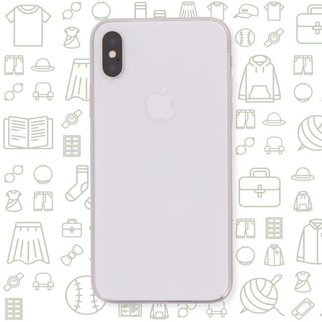 iPhone(アイフォーン)の【C】iPhoneX/64/ドコモ スマホ/家電/カメラのスマートフォン/携帯電話(スマートフォン本体)の商品写真