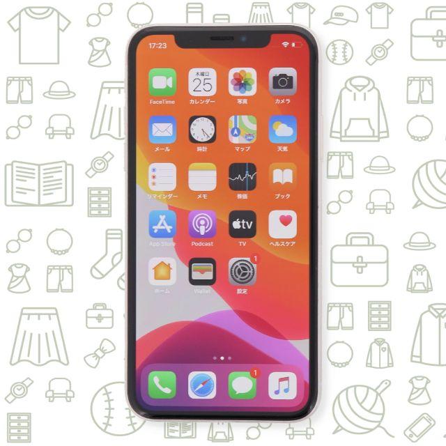 iPhone(アイフォーン)の【C】iPhoneX/64/ドコモ スマホ/家電/カメラのスマートフォン/携帯電話(スマートフォン本体)の商品写真