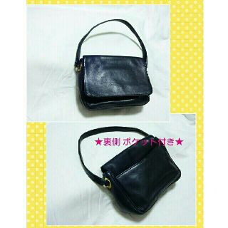 ナインウエスト(NINE WEST)のNINE WEST 皮BAG 黒(ハンドバッグ)