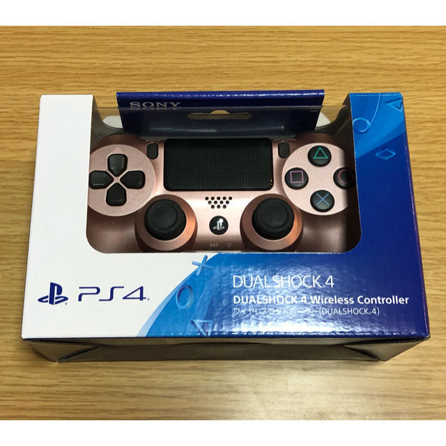 ps4 コントローラー DUALSHOCK4　純正品 ローズ・ゴールド ほぼ新品