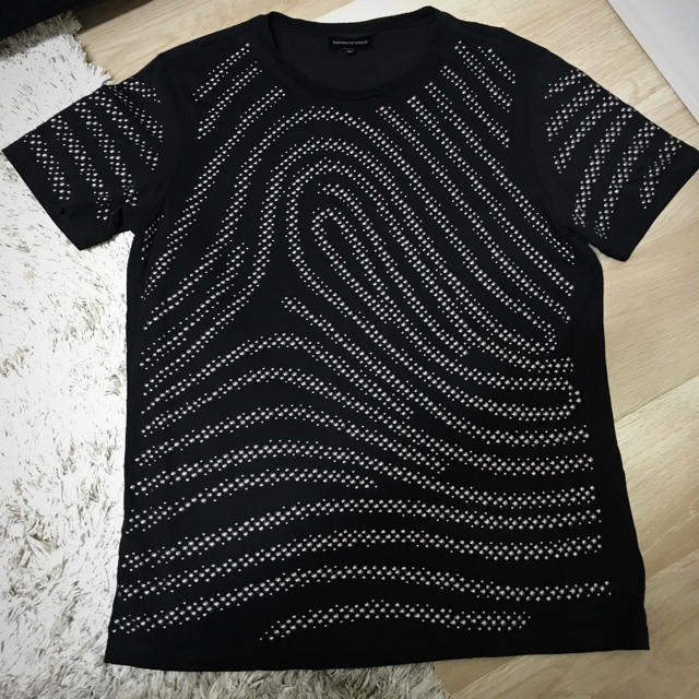 Emporio Armani(エンポリオアルマーニ)のエンポリオアルマーニ半袖Tシャツ(黒) メンズのトップス(Tシャツ/カットソー(半袖/袖なし))の商品写真