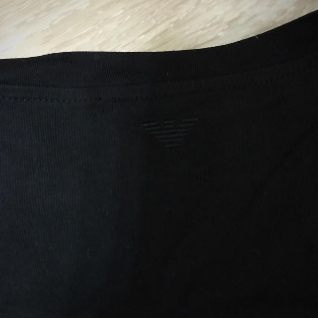 Emporio Armani(エンポリオアルマーニ)のエンポリオアルマーニ半袖Tシャツ(黒) メンズのトップス(Tシャツ/カットソー(半袖/袖なし))の商品写真