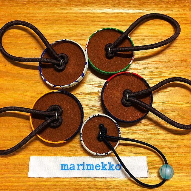 marimekko(マリメッコ)のヘアゴム  ハンドメイドのアクセサリー(ヘアアクセサリー)の商品写真